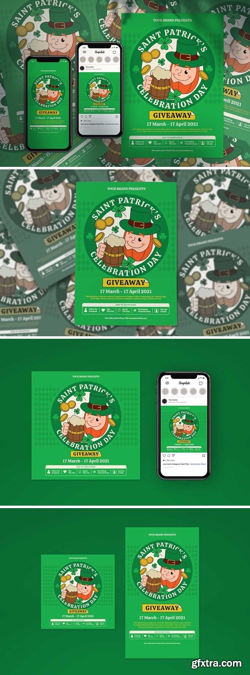 Saint Patrick\'s Day Flyer & Social Media