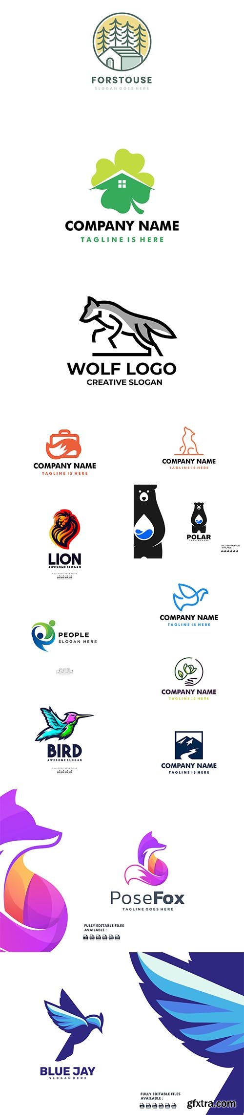 Colorful logo collection 2021