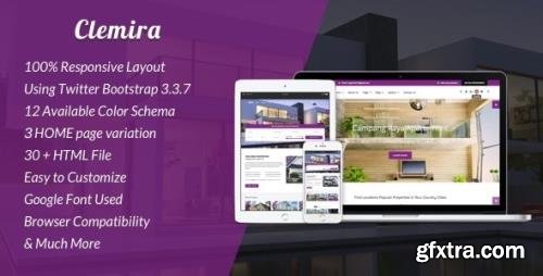 ThemeForest - Clemira v1.0 - Responsive Real Estate HTML Template - 20622517