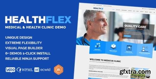 ThemeForest - HEALTHFLEX v2.2.0 - Doctor Medical Clinic & Health WordPress Theme - 13115123