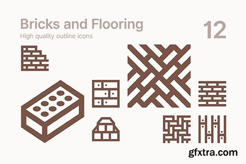 Bricks and Flooring Icons