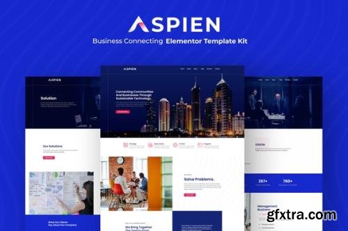 ThemeForest - Aspien v1.0.0 - Business Connecting Elementor Template Kit - 29888724