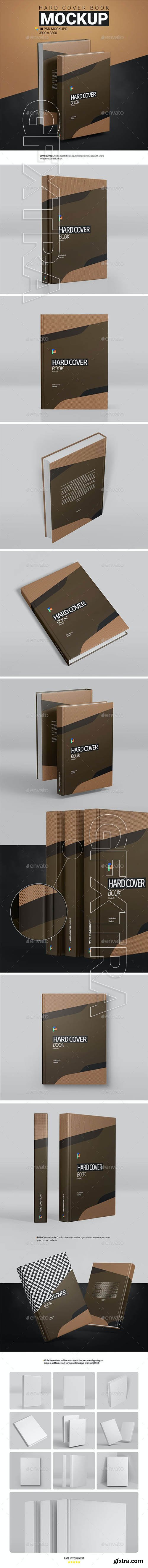 GraphicRiver - Hard Cover Book Mockup 30353249