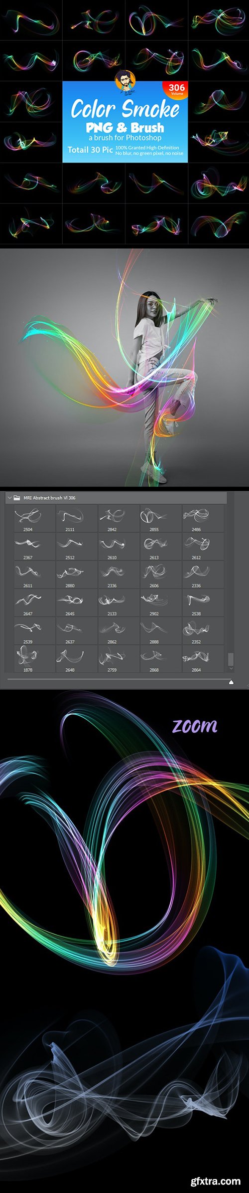 GraphicRiver - Abstract Smoke Brush and PNG Shape 29956103