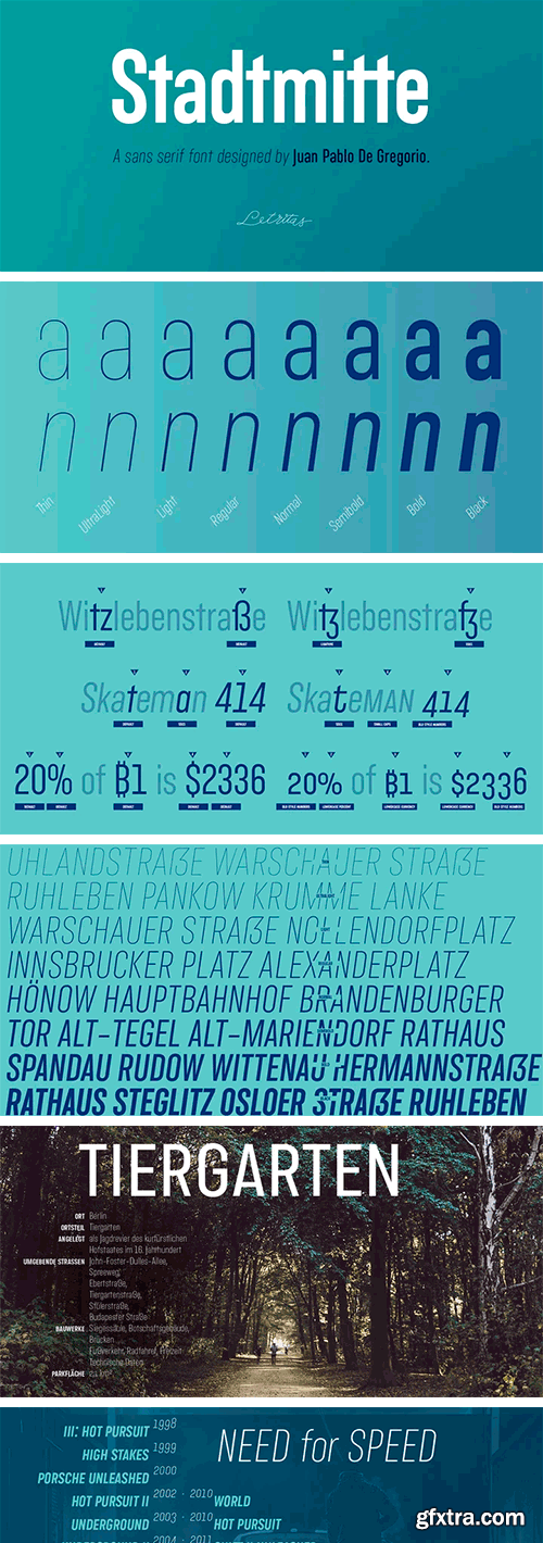 Stadtmitte Font Family