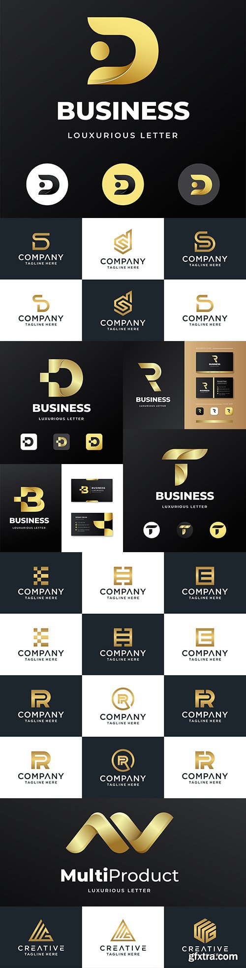 Brand name company business corporate logos design 17
