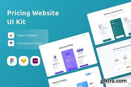 Pricing Card Website UI Kit