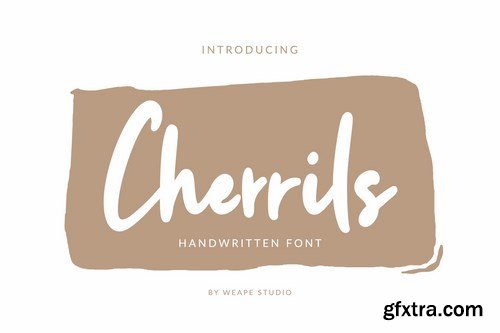 Cherrils - Handwritten Font