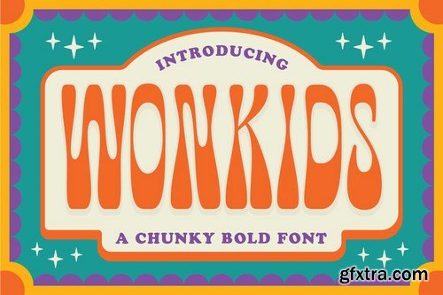 Wonkids Bold & Chunky Font