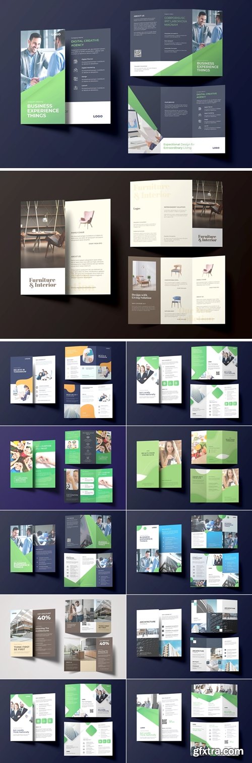 Business Trifold Brochure Bundle