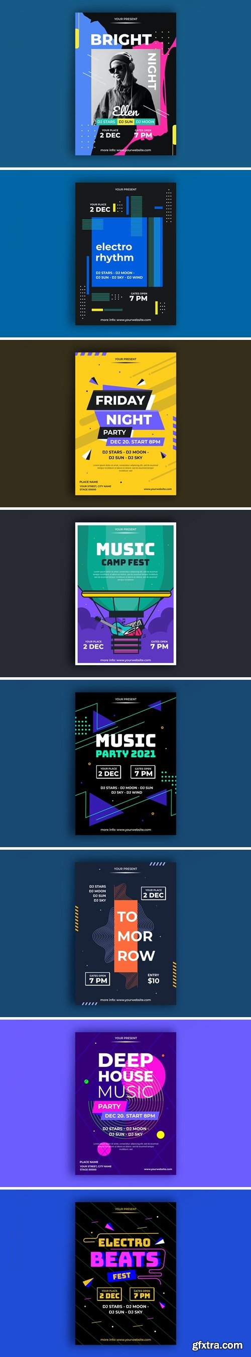 DJ Music Poster Bundle