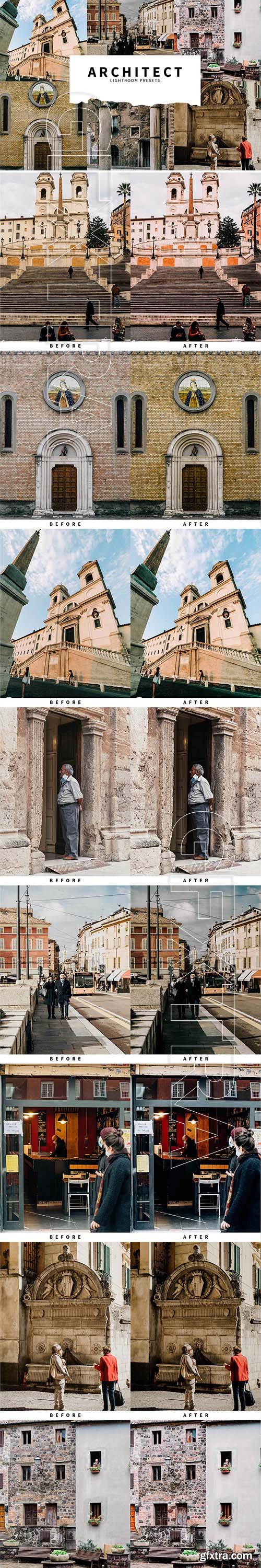 CreativeMarket - 10 Architect Lightroom Presets 5808555