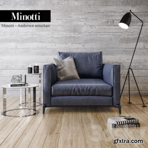 Minotti Andersen armchair