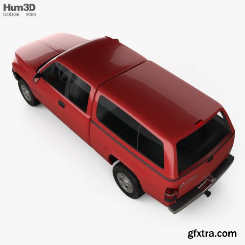 Dodge Ram 1500 Club Cab ST 1999 3D model