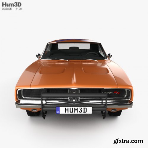 Dodge Charger General Lee 1969 3D model