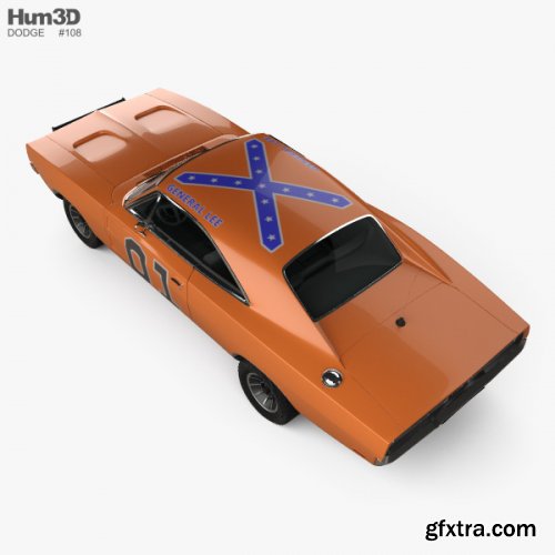 Dodge Charger General Lee 1969 3D model