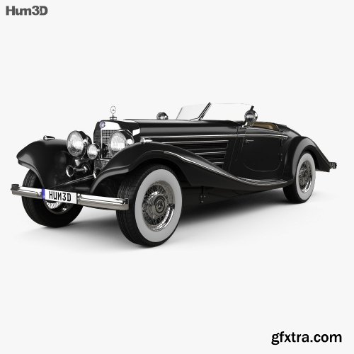 Mercedes-Benz 540K 1936 3D model