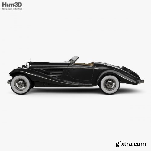 Mercedes-Benz 540K 1936 3D model