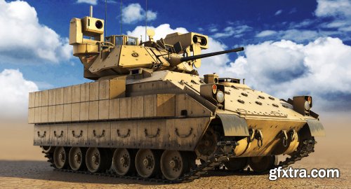 Turbosquid - Bradley M2A3 Tank 3D model