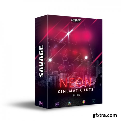 SavageLUTS - NEON CINEMATIC LUTS | PACK