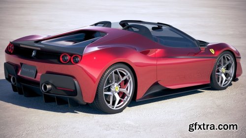 Cgtrader - Ferrari J50 2017 3D model