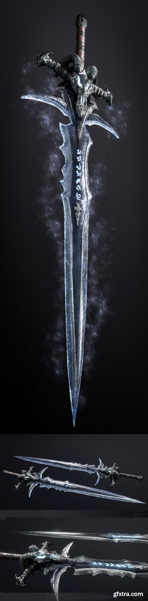 Frostmourne 3d model