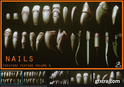 NAILS - 24 Character & Creature Claws & Nails