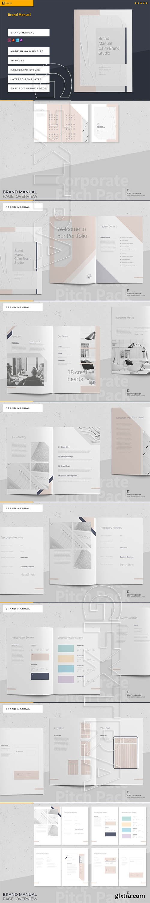 CreativeMarket - Calm Brand Guidelines 5900416