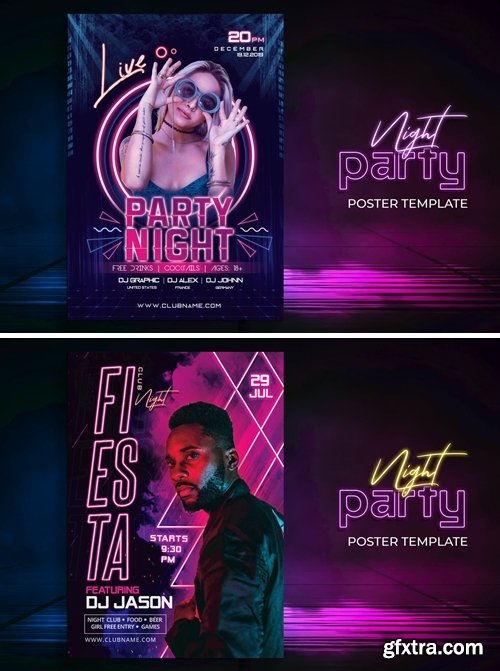 Night Club Party Poster