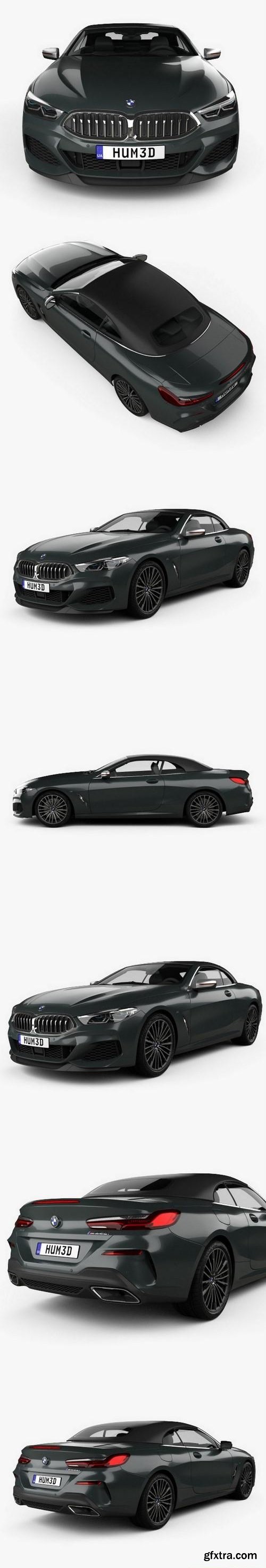 BMW 8 Series M850i convertible 2019 3D model