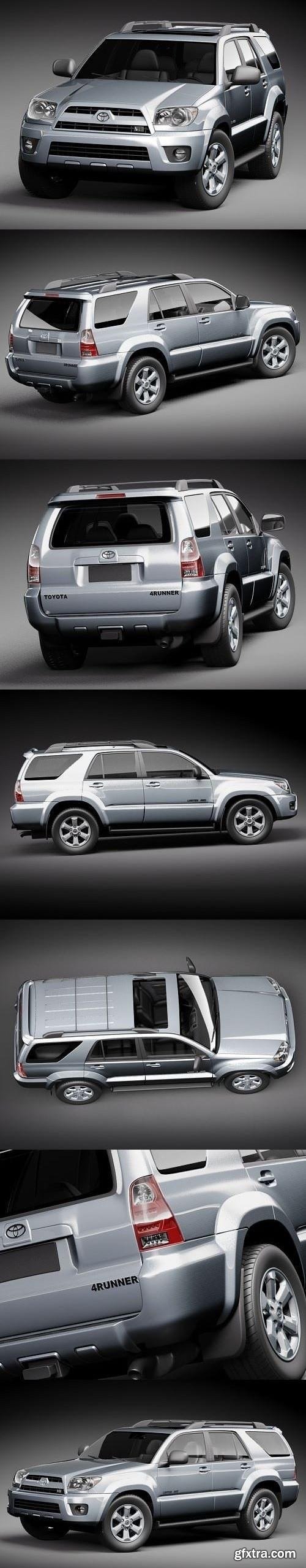 Toyota 4runner 2009 3D Model