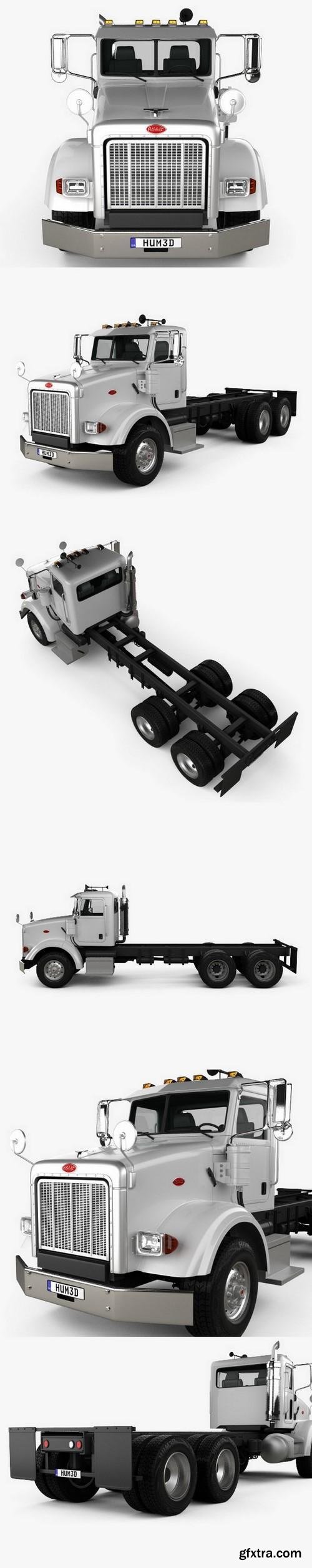 Peterbilt 357 DayCab Chassis Truck 2006 3D Model