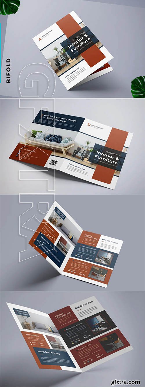 Bifold Brochure Interior Decoration Developer