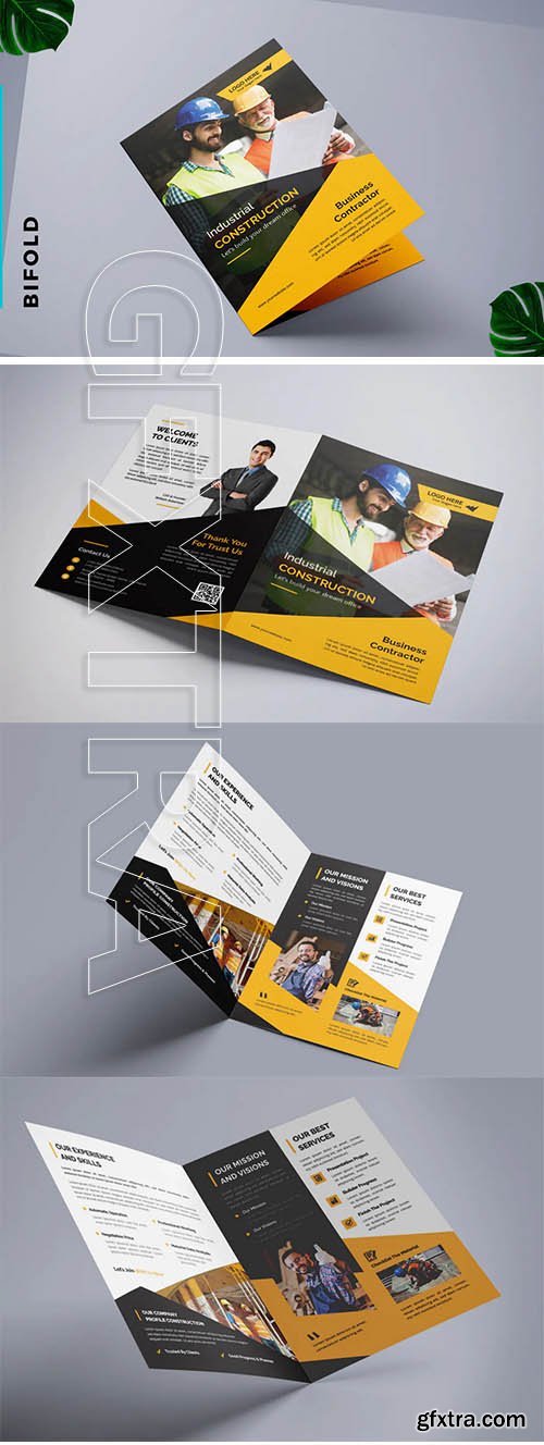 Bifold Brochure Industrial Construction Developer