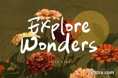 Explore Wanders - Bold Handwritten Font