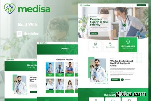 ThemeForest - Medisa v1.0.0 - Medical Elementor Template Kit - 30782110