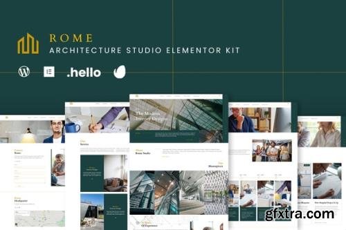 ThemeForest - Rome v1.0.0 - Modern Interior Elementor Template Kit - 30715412