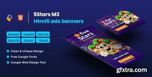 CodeCanyon - 5 Stars HTML5 Animate Banner Ads - GWD M3 v1.0 - 23753134