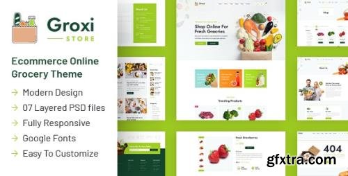 ThemeForest - Groxi v1.0 - Grocery Store Template - 29912661