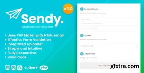 CodeCanyon - Sendy v3.0 - Advanced Contact Form with File Uploader - 23794224