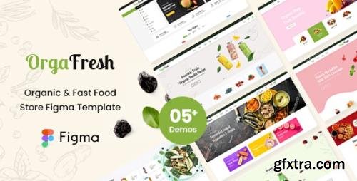 ThemeForest - OrgaFresh v1.0 - Organic & Fast Food Store Figma Template - 30781266