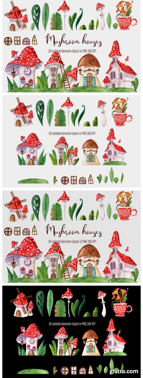Fairy Houses, Small Mushroom Houses 8762095