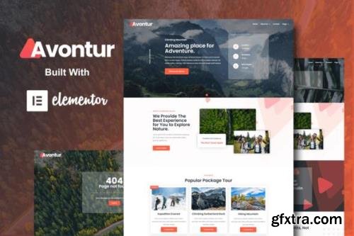 ThemeForest - Avontur v1.0.0 - Modern Tour & Travel Elementor Template Kit - 30885831