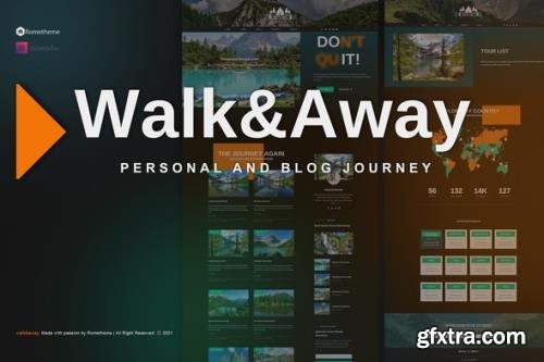 ThemeForest - Walk&Away v1.0.1 - Travel Blog & Tours Elementor Template Kit - 30883115