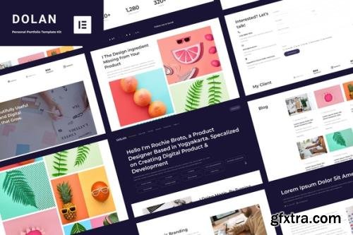 ThemeForest - Dolan v1.0.0 - Personal Portfolio Elementor Template Kit - 30898660