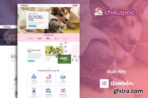 ThemeForest - Chikapoe v1.0.0 - Pet Care & Veterinary Elementor Template Kit - 30941921