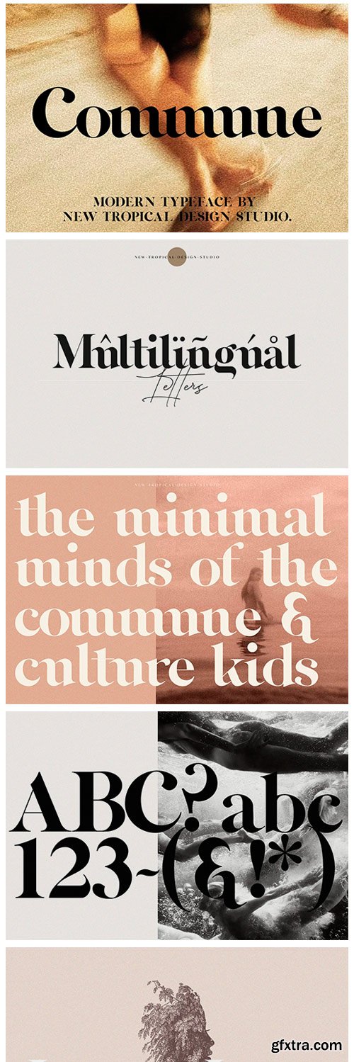 Commune - Modern Serif Font