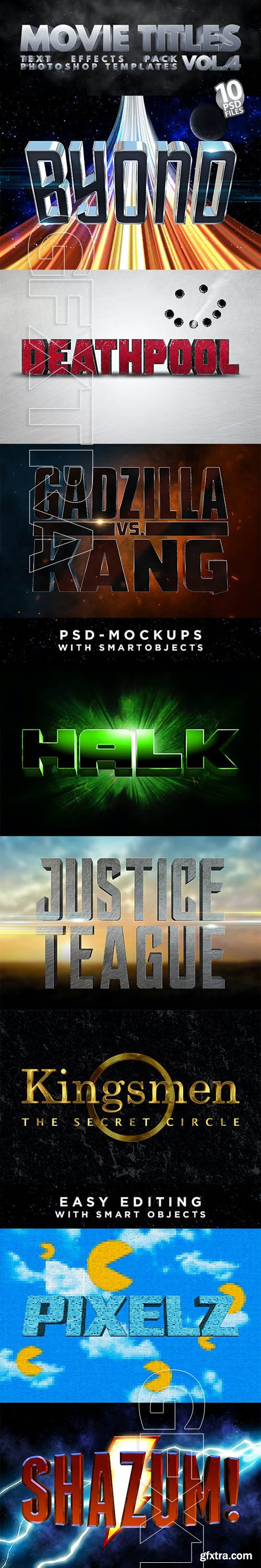 GraphicRiver - MOVIE TITLES - Vol.4 | Text-Effects/Mockups | Template-Pack 30363311
