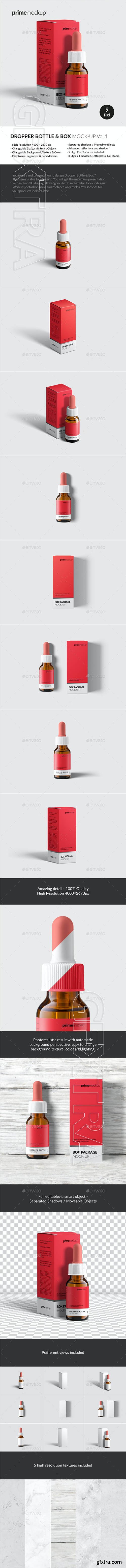 GraphicRiver - Dropper Bottle & Box Mock-up Vol. 1 30494184