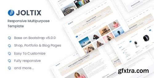 ThemeForest - Joltix v1.0 - Bootstrap 5 Minimal Portfolio and Agency Template - 30881796